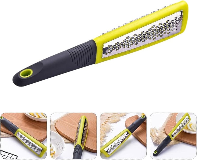 Lurrose Double Sided Stainless Steel Kitchen Grater For Vegetables Potato And Cheese Shredding Random Color - Image 4